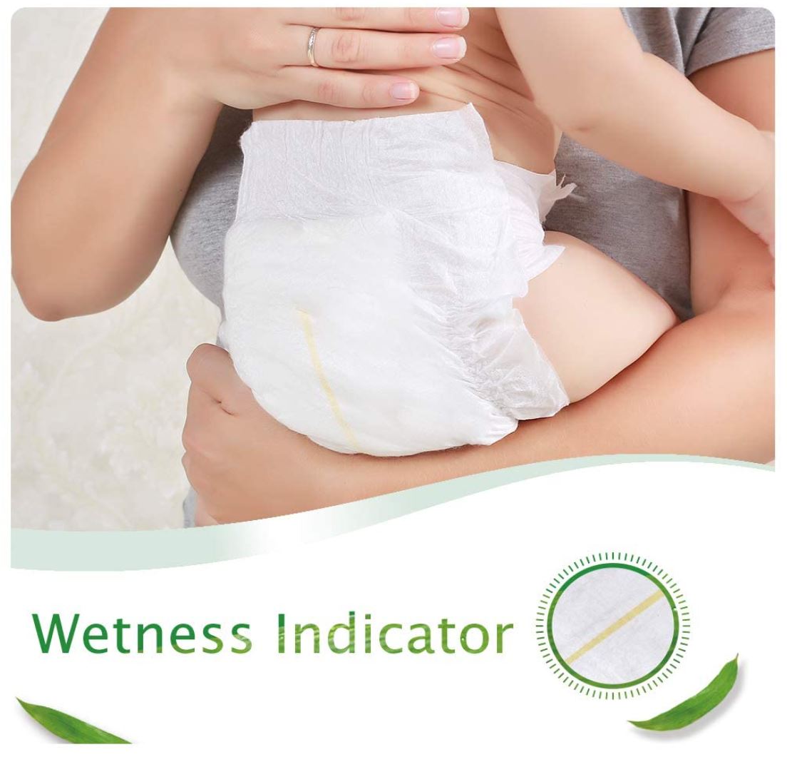 ECOBOOM Bamboe Eco Wegwerp luier 32 STUKS - Maat 3 (Medium 6-10kg)-4