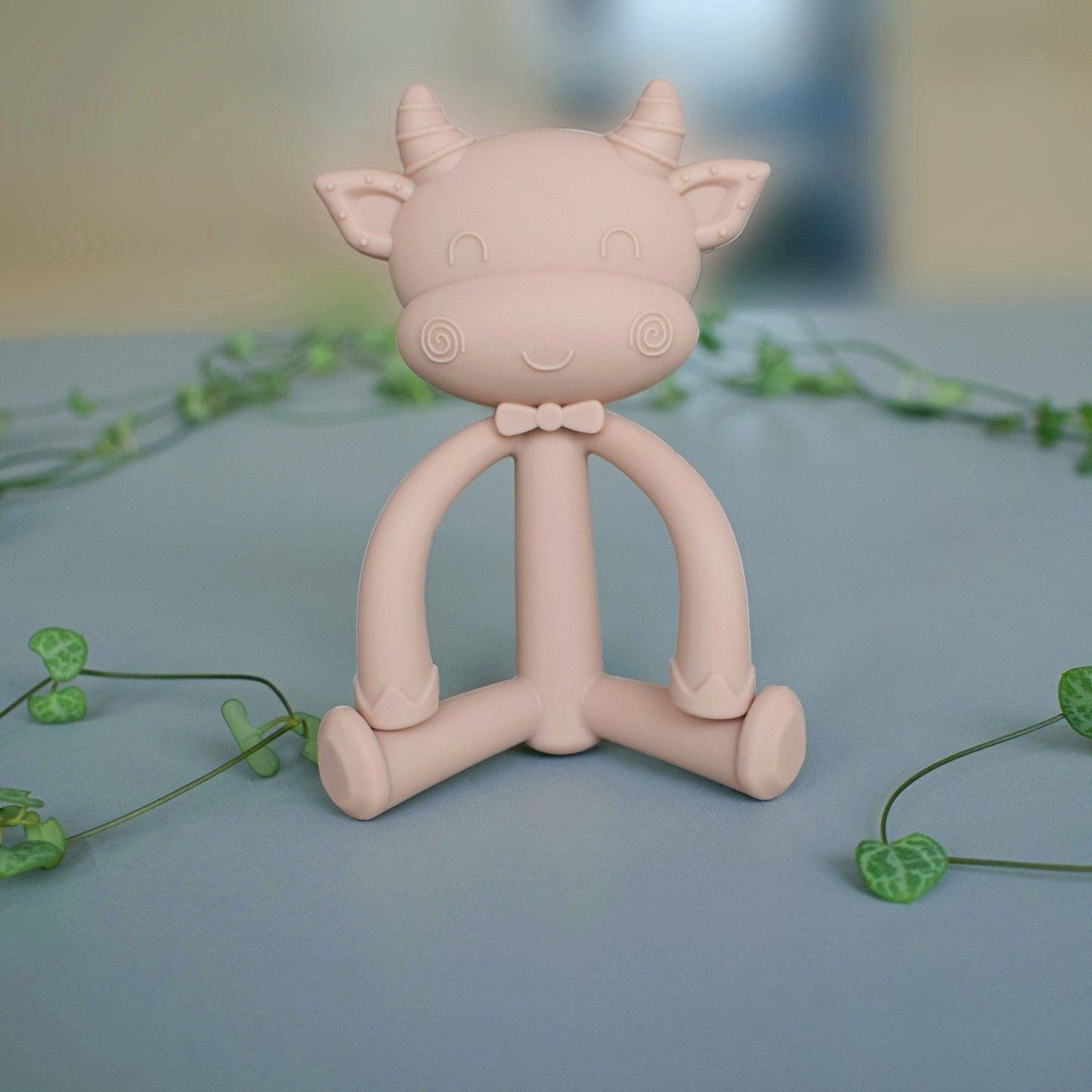 Beissspielzeug Kuh aus Silikon