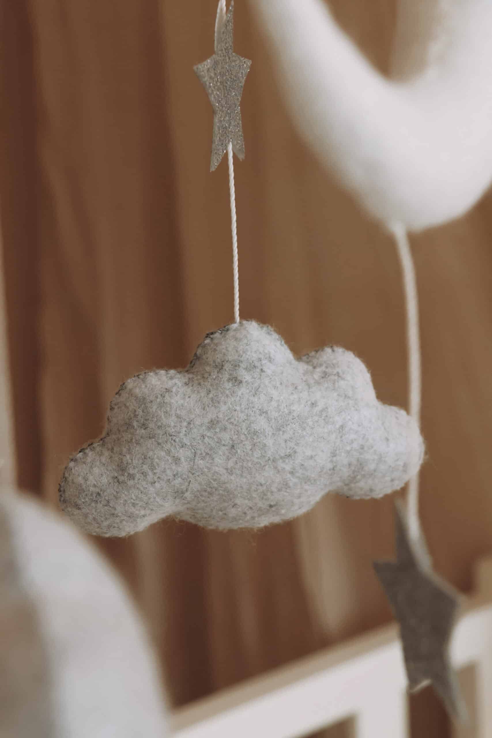 Handmade Moon And Stars baby mobile-12