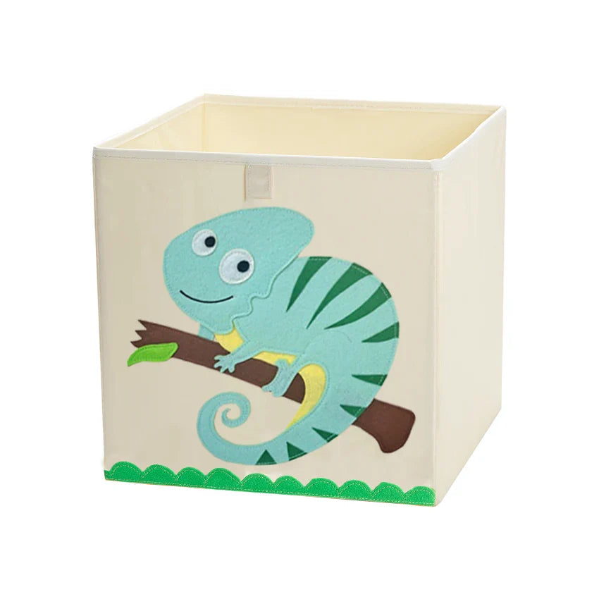 Squared Foldable Storage Box with Animals Multivariant-29