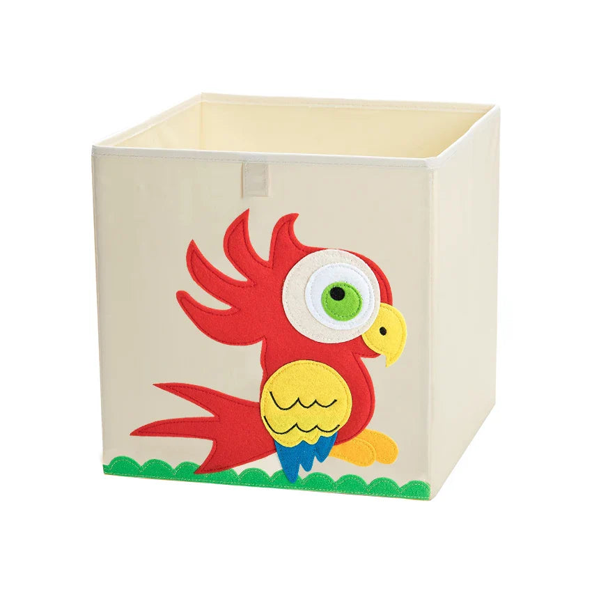 Squared Foldable Storage Box with Animals Multivariant-24