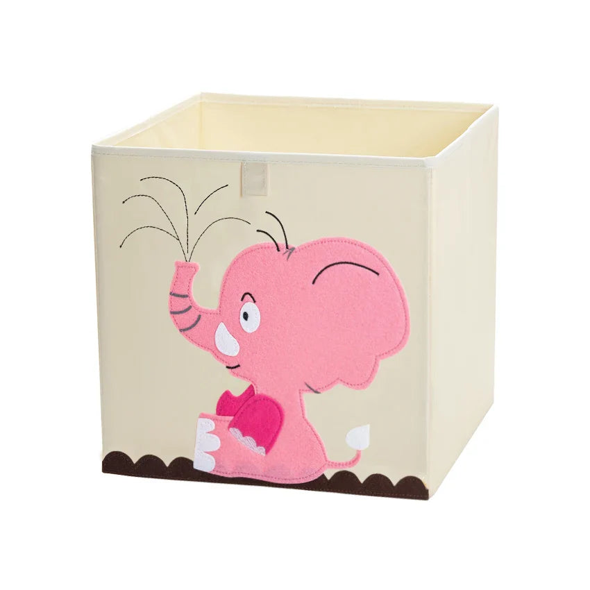 Squared Foldable Storage Box with Animals Multivariant-16