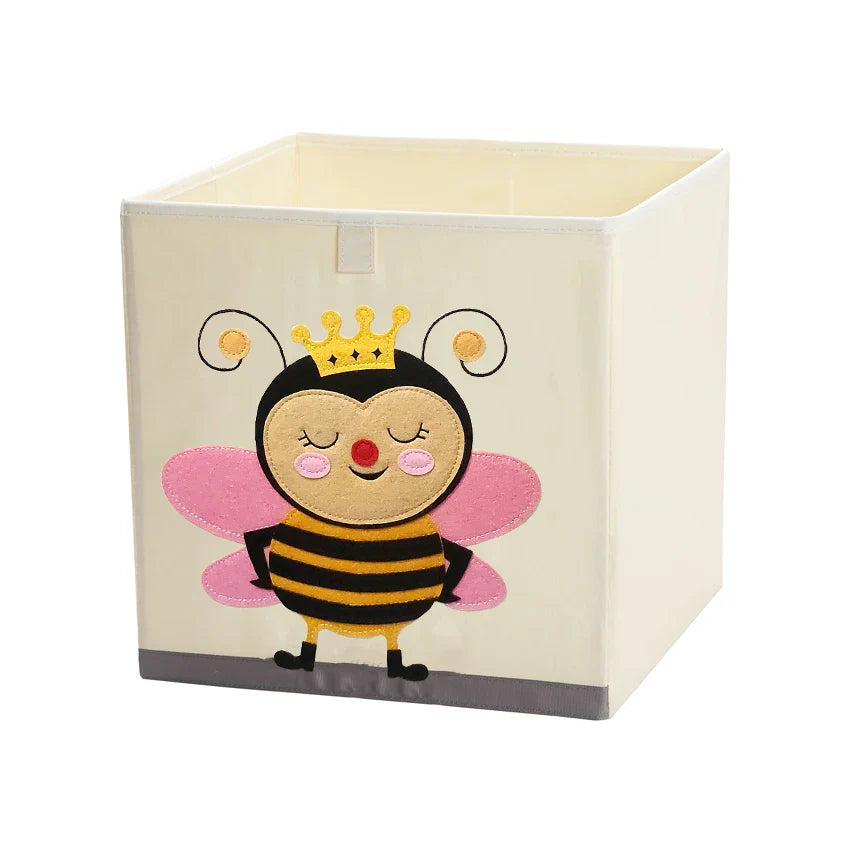 Squared Foldable Storage Box with Animals Multivariant-23