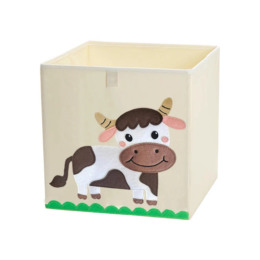 Squared Foldable Storage Box with Animals Multivariant-6