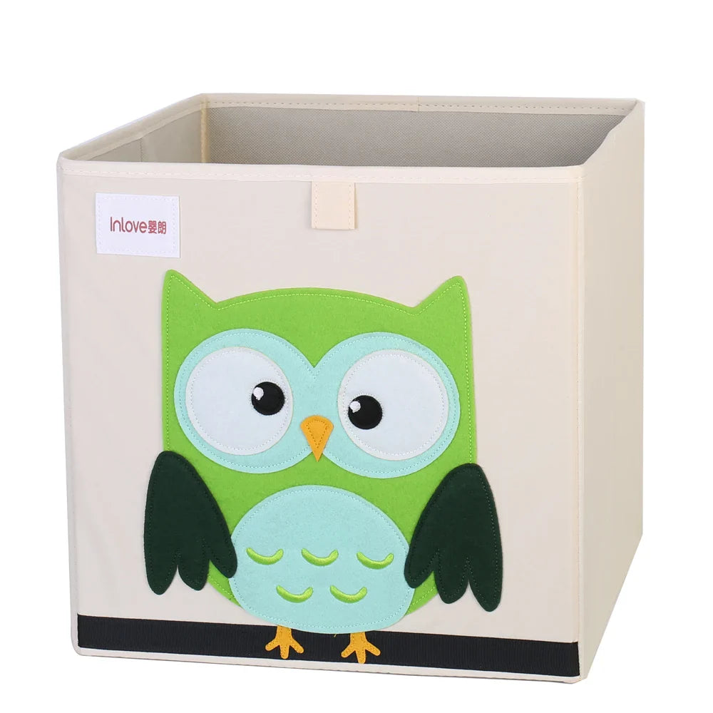 Squared Foldable Storage Box with Animals Multivariant-3