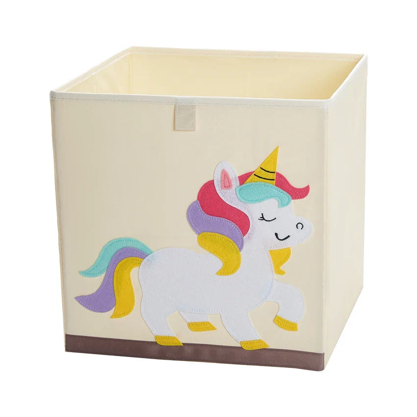 Squared Foldable Storage Box with Animals Multivariant-18