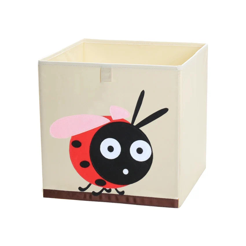 Squared Foldable Storage Box with Animals Multivariant-33