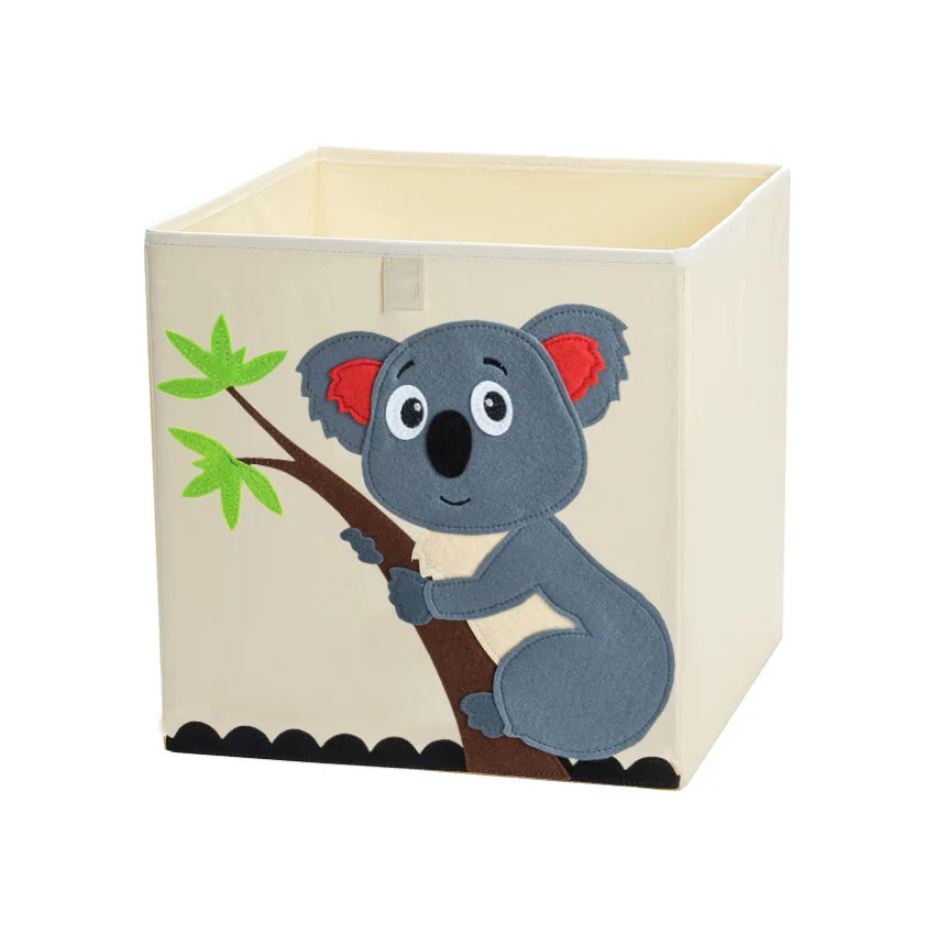 Squared Foldable Storage Box with Animals Multivariant-4