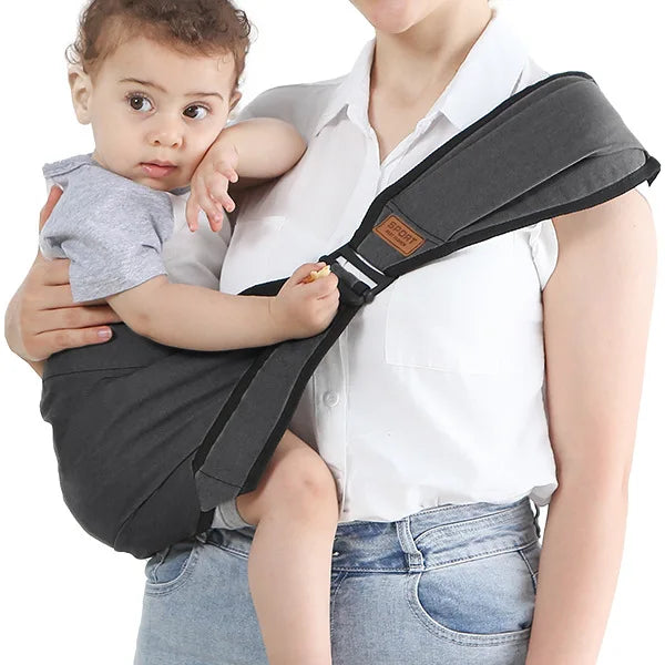 Universal baby carrier with shoulder strap multivariant-7