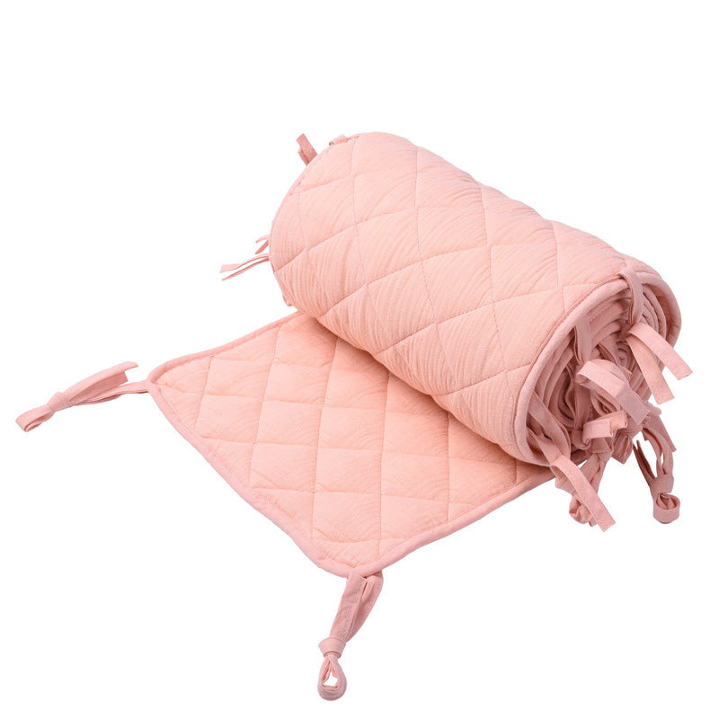 Double-Gauze Baby Bettumrandung – Weiche Musselin-Kragenpolsterung
