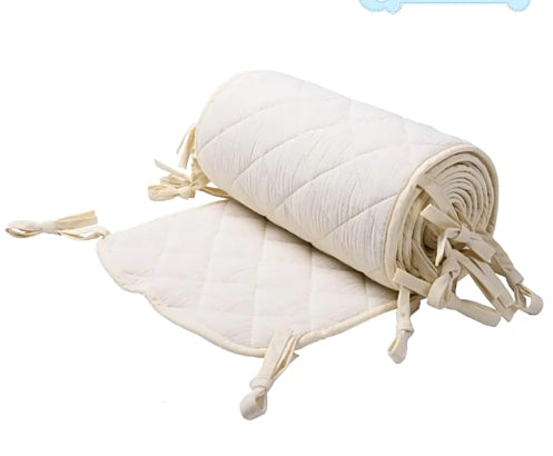 Double-Gauze Baby Bettumrandung – Weiche Musselin-Kragenpolsterung