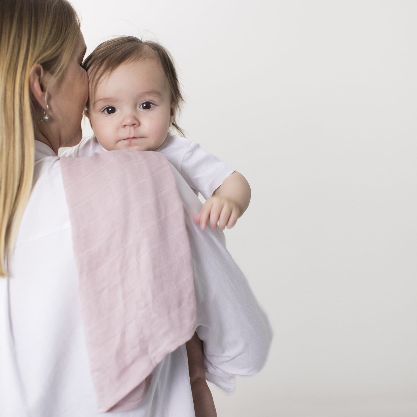 Muslin Squares Pink / White-4